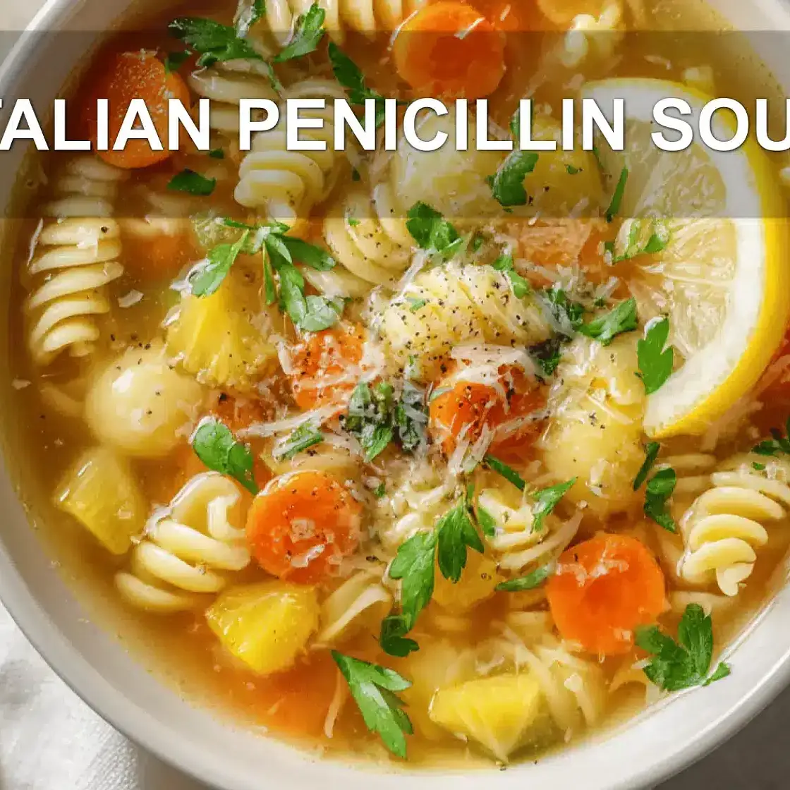 ITALIAN PENICILLIN SOUP