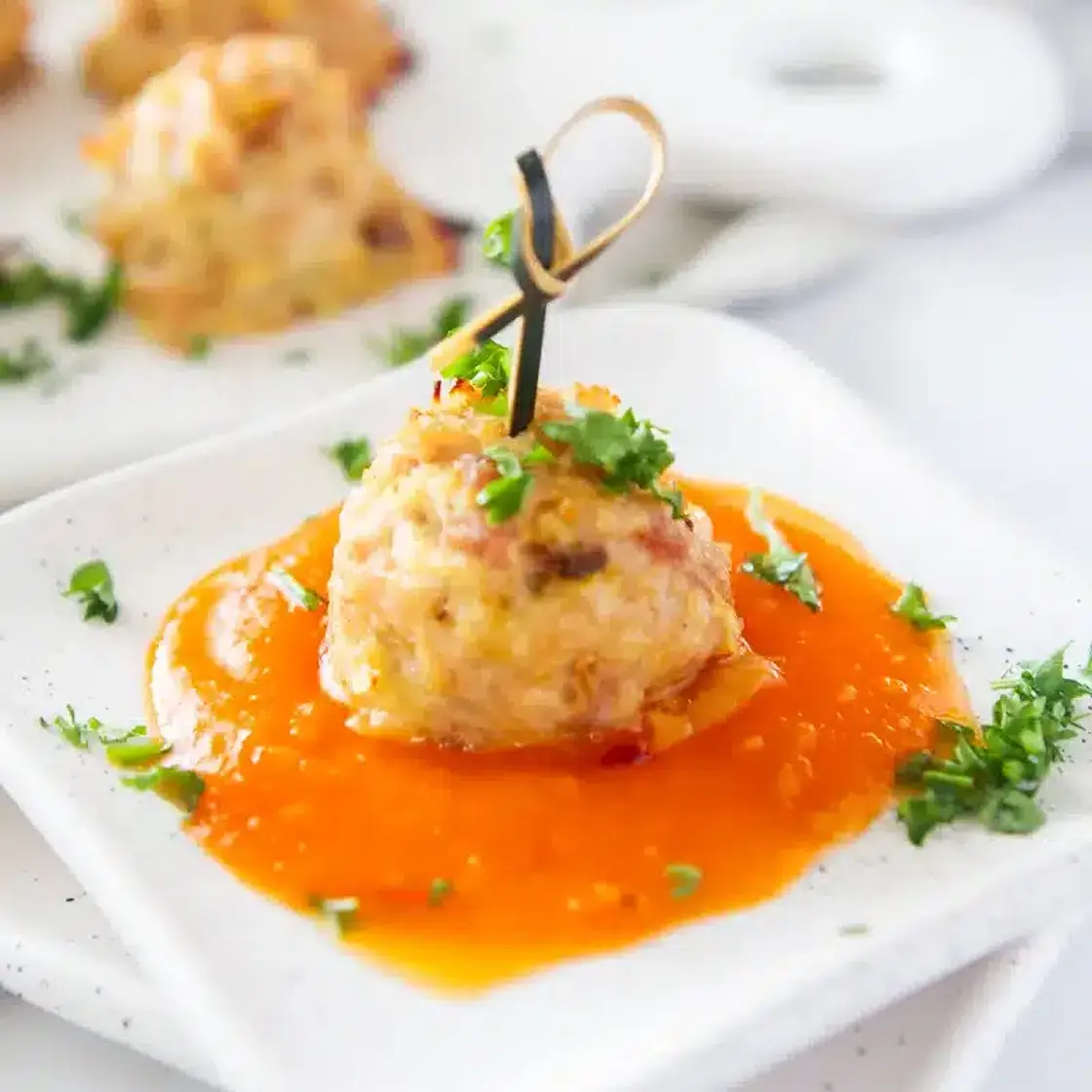 Baked Chicken Meatballs (Tefteli)