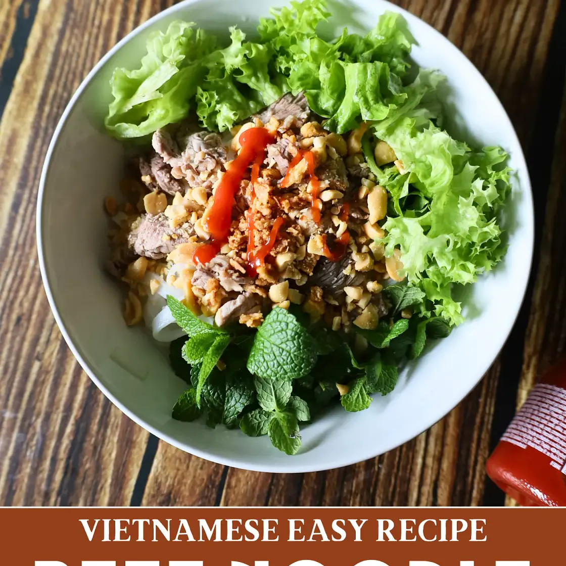 Pho Tron Recipe (Vietnamese Beef Noodle Salad)