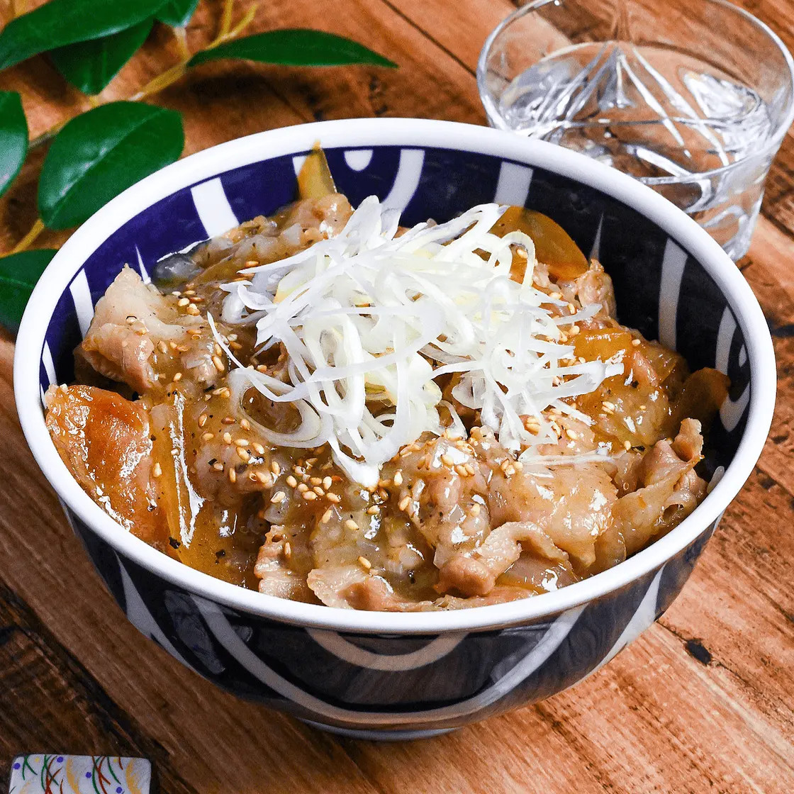 Yoshinoya's Pork Rice Bowl Copycat (Negi Shio Butadon)