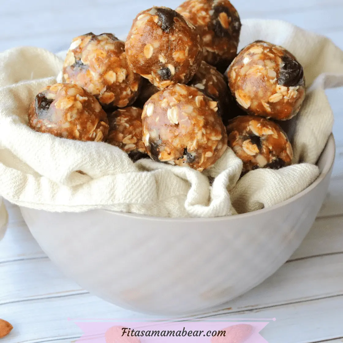 No-Bake Cherry Energy Bites