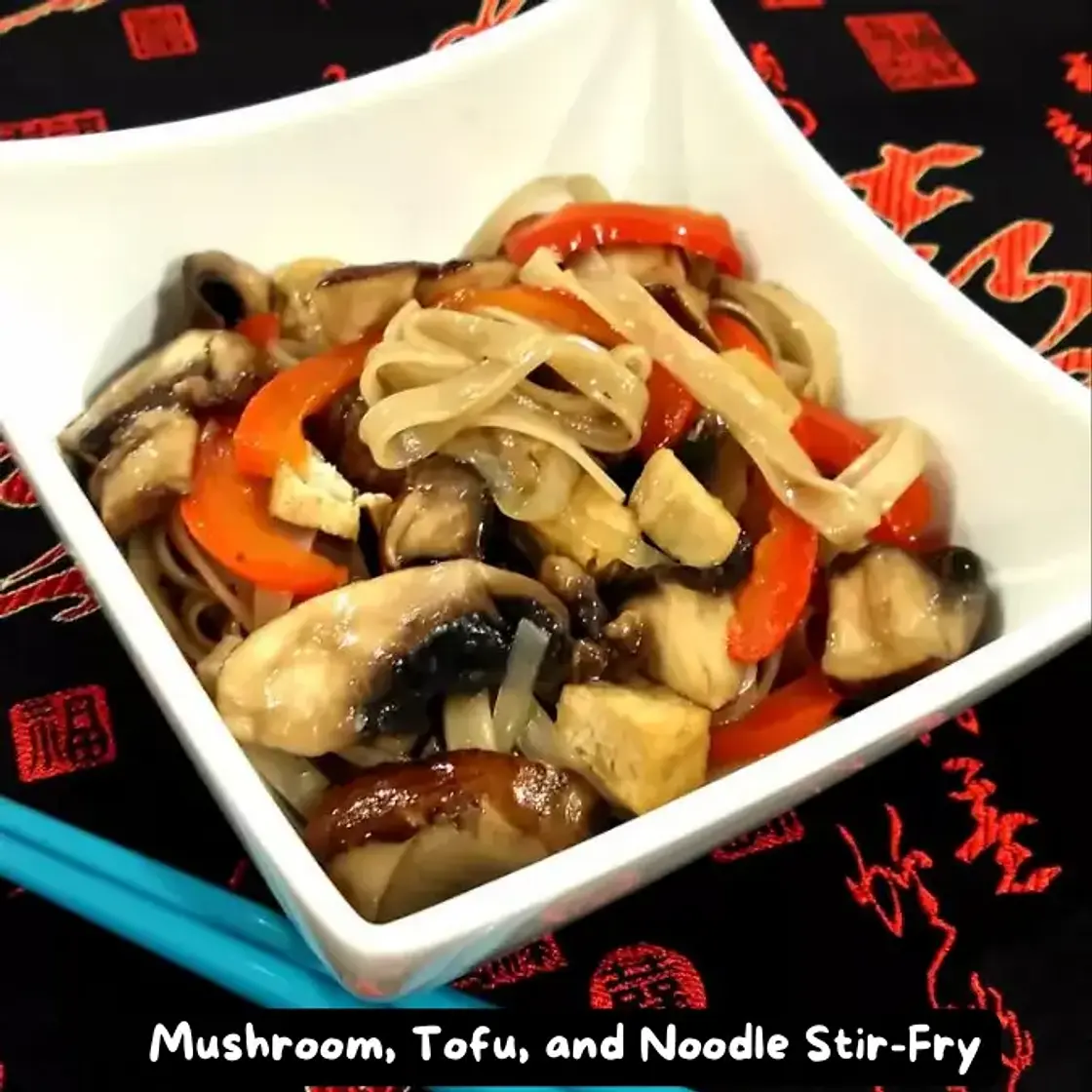 The Best Mushroom, Tofu, and Noodle Stir-Fry