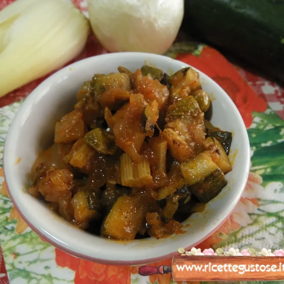 Caponata di zucchine alla brace