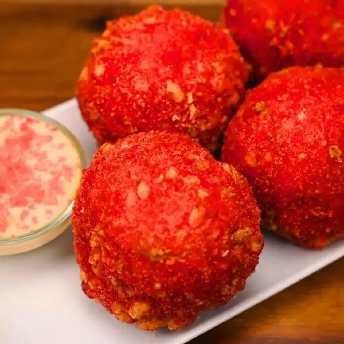 Hot Cheetos Boudin Balls Recipe