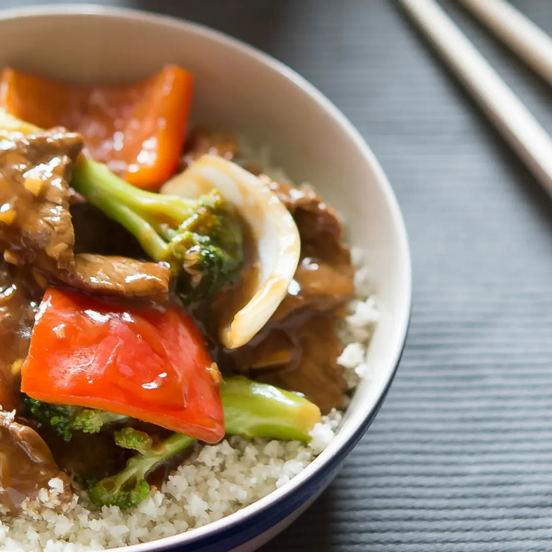 Ginger Beef Stir-Fry from Ditch The Wheat