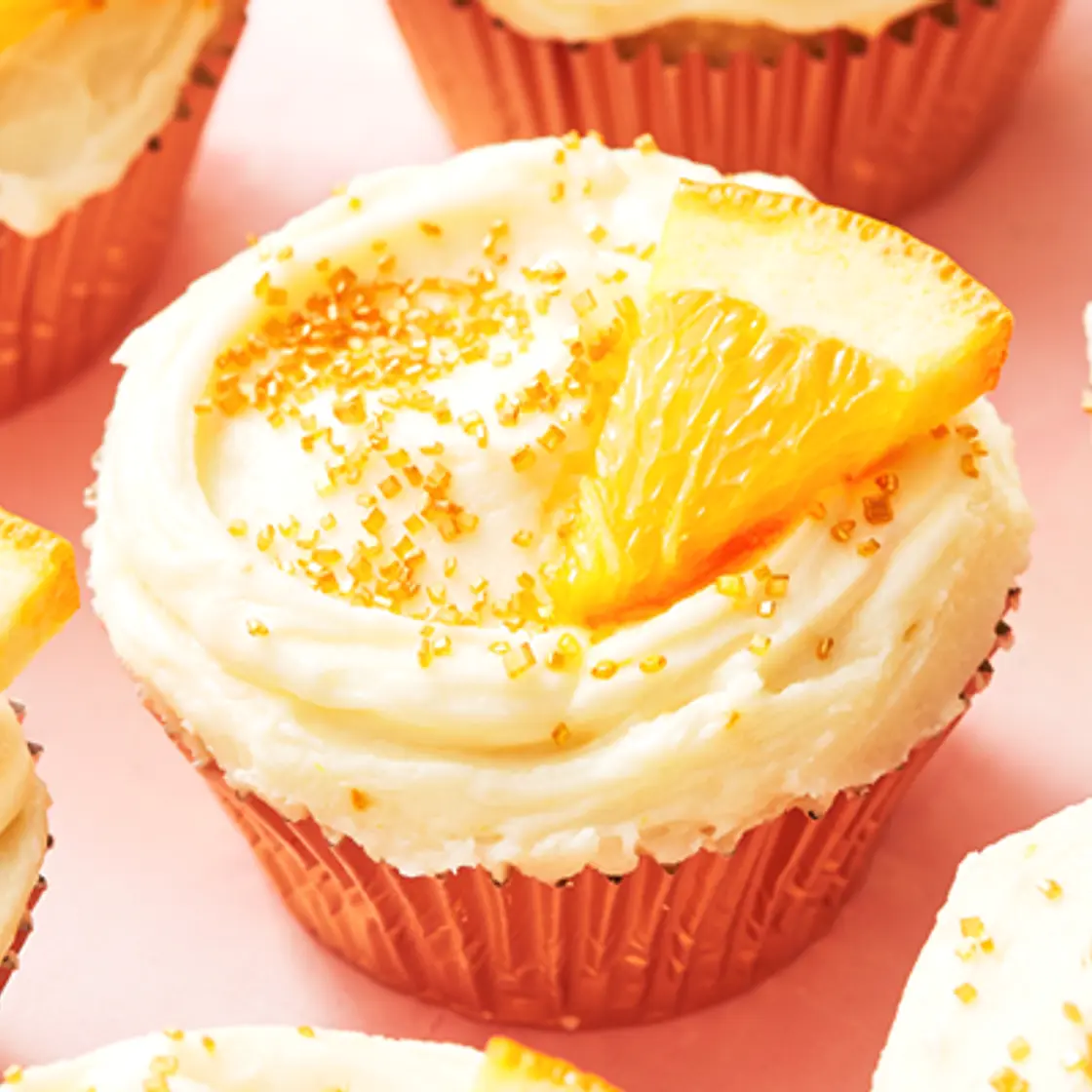 Mimosa Cupcakes