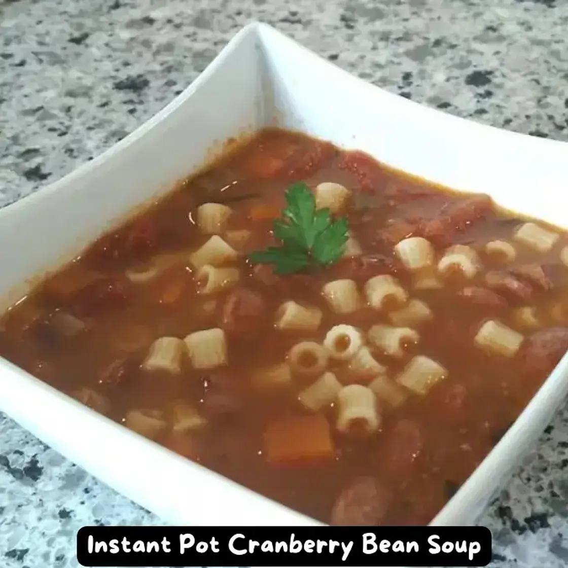 The Best Instant Pot Cranberry Bean Soup