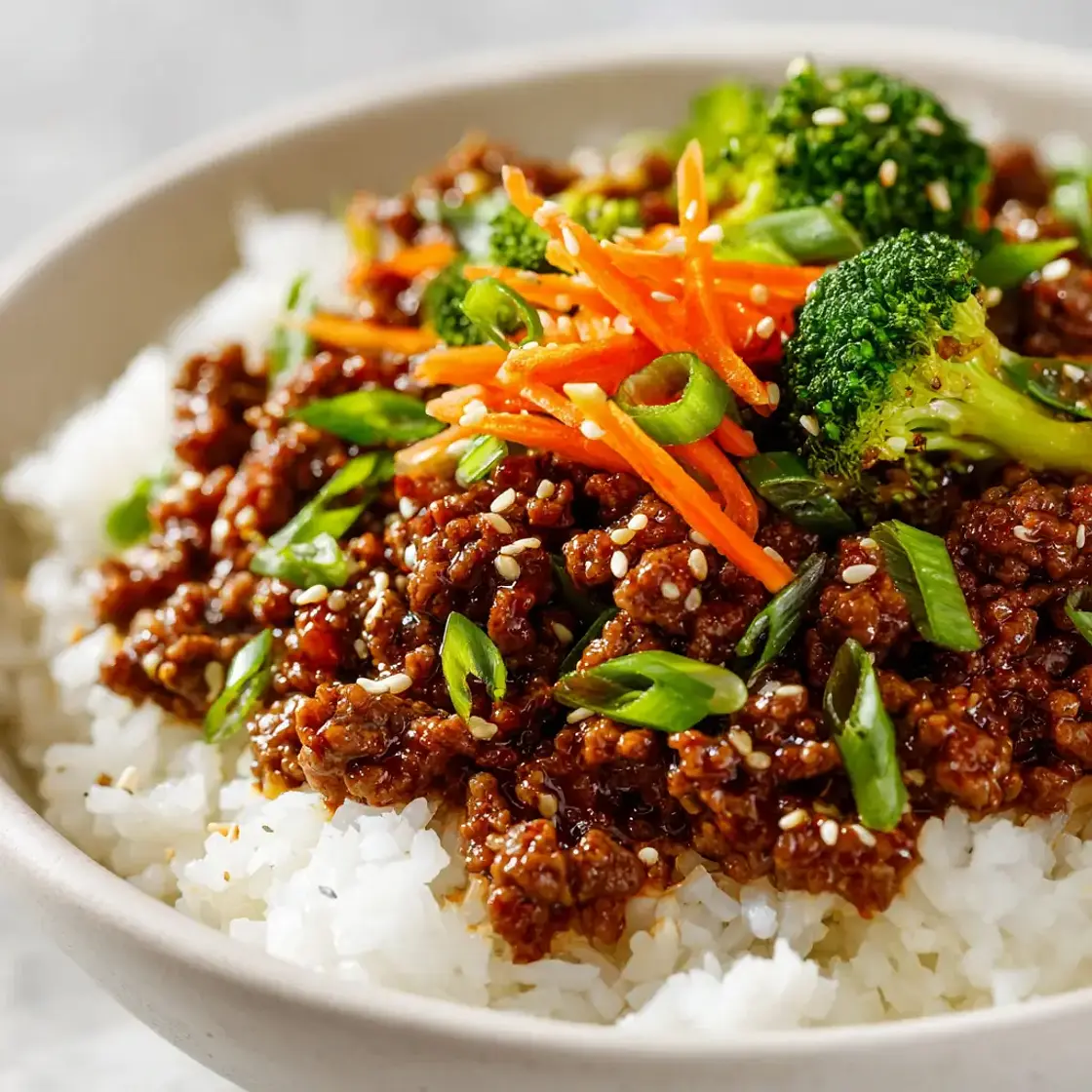 Korean Ground Beef Bowl