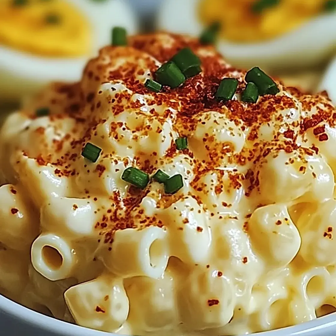 Deviled Egg Macaroni Salad