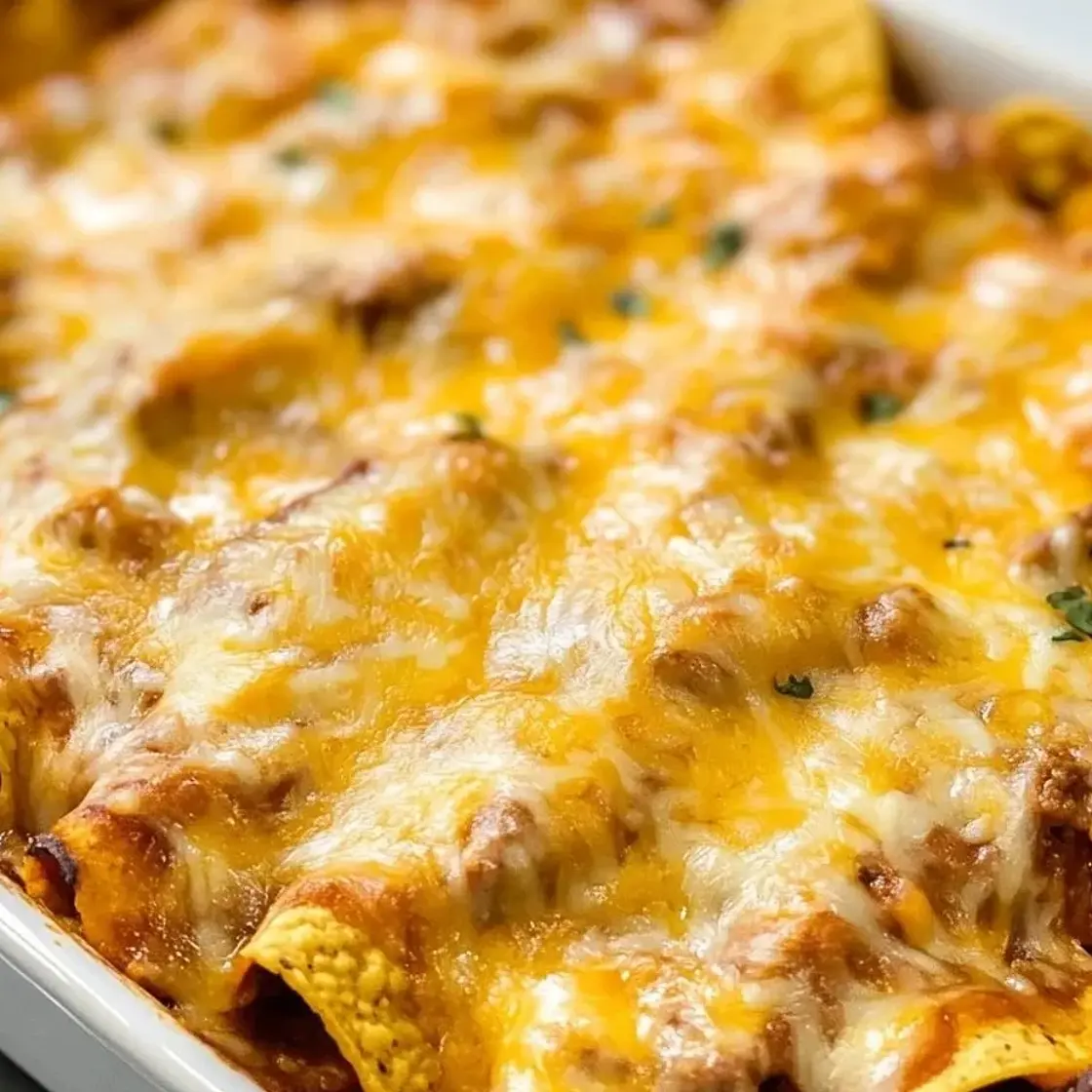 Tortilla Chip Enchiladas