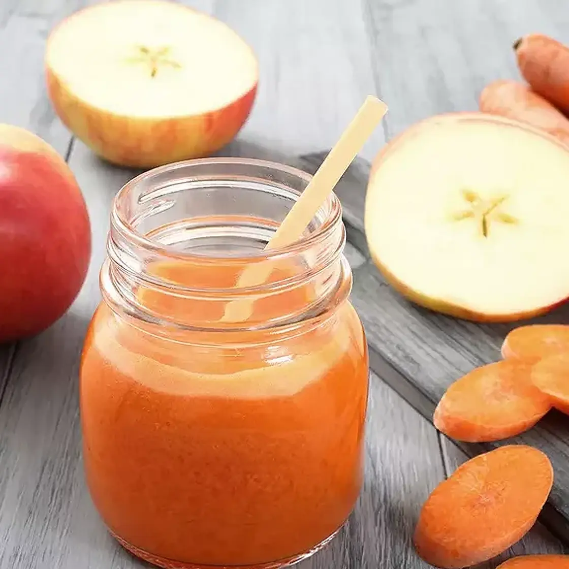 Smoothie pomme, orange et carotte