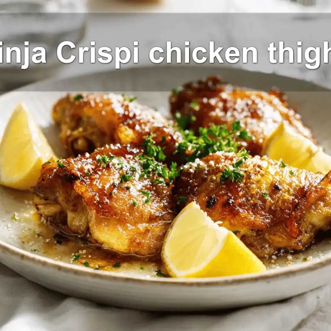 Ninja Crispi chicken thighs