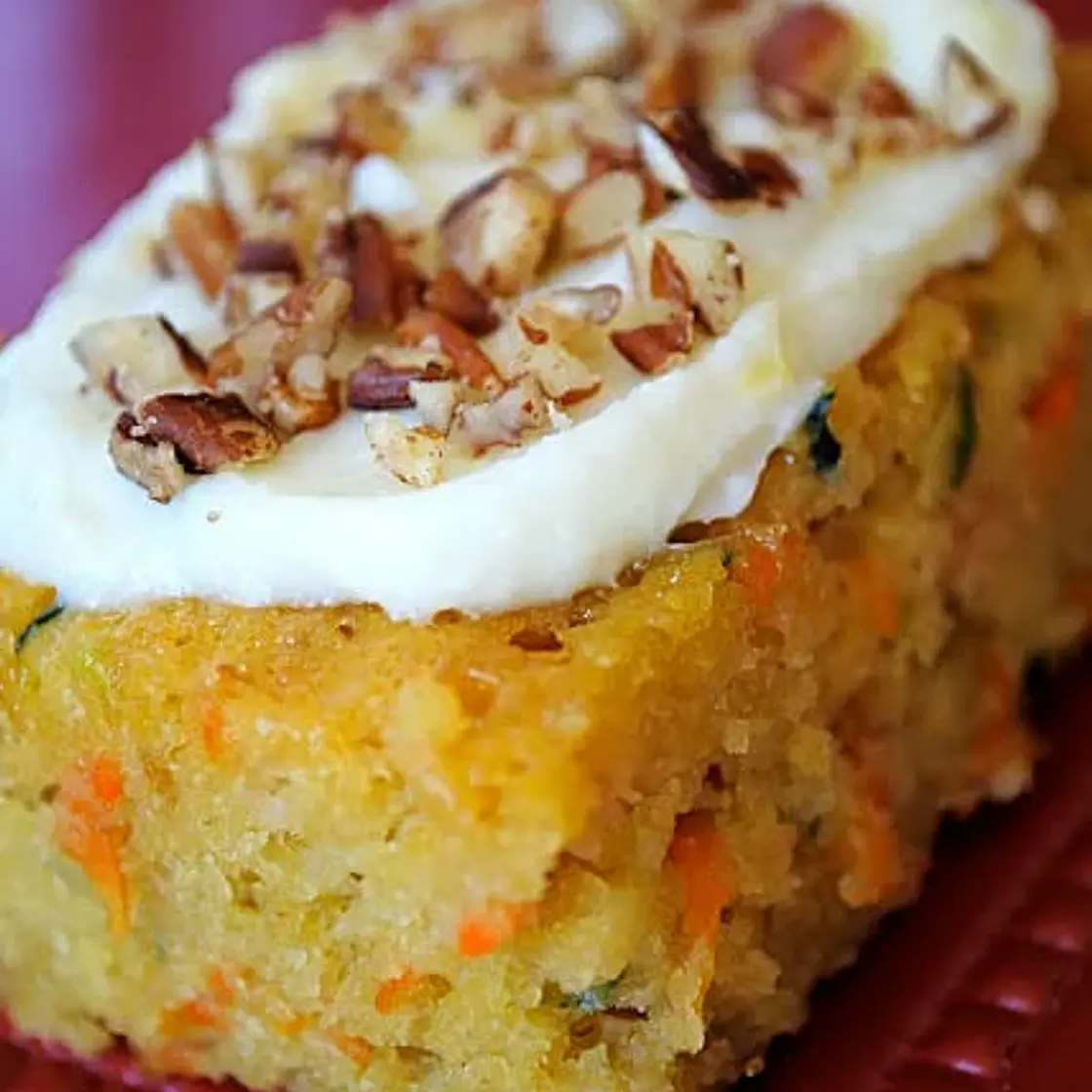 Zucchini Recipe for Carrot Zucchini Bars with Lemon Cream Cheese Frosting