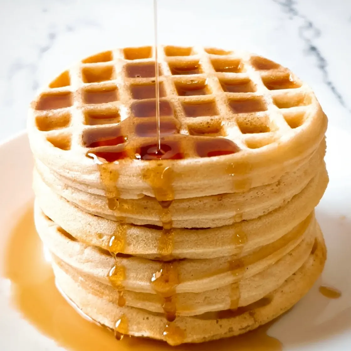 EASY Waffle Recipe without Milk (Best Dairy Free Waffles!)