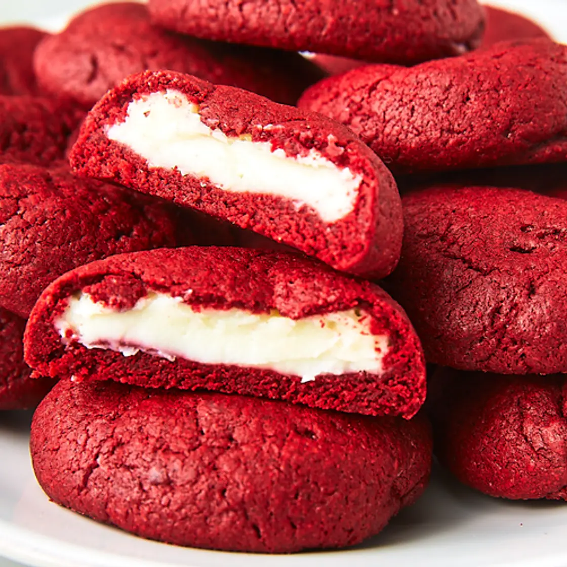 Inside Out Red Velvet Cookies