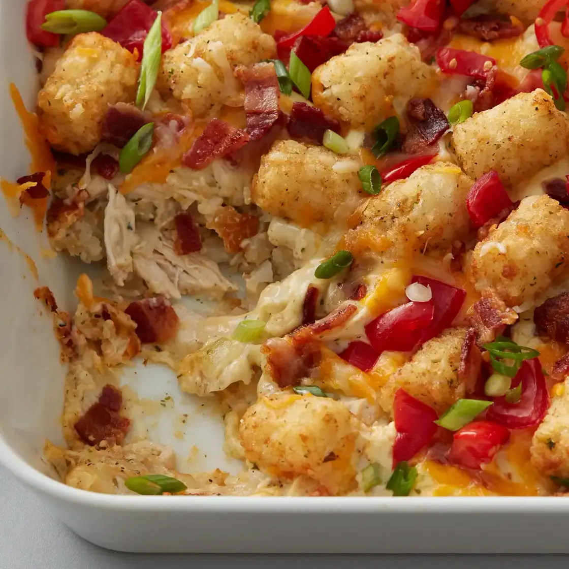 Chicken Bacon Ranch Tater Tots™ Casserole
