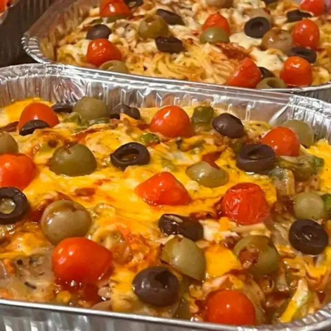 Chicken spaghetti casserole Recipe