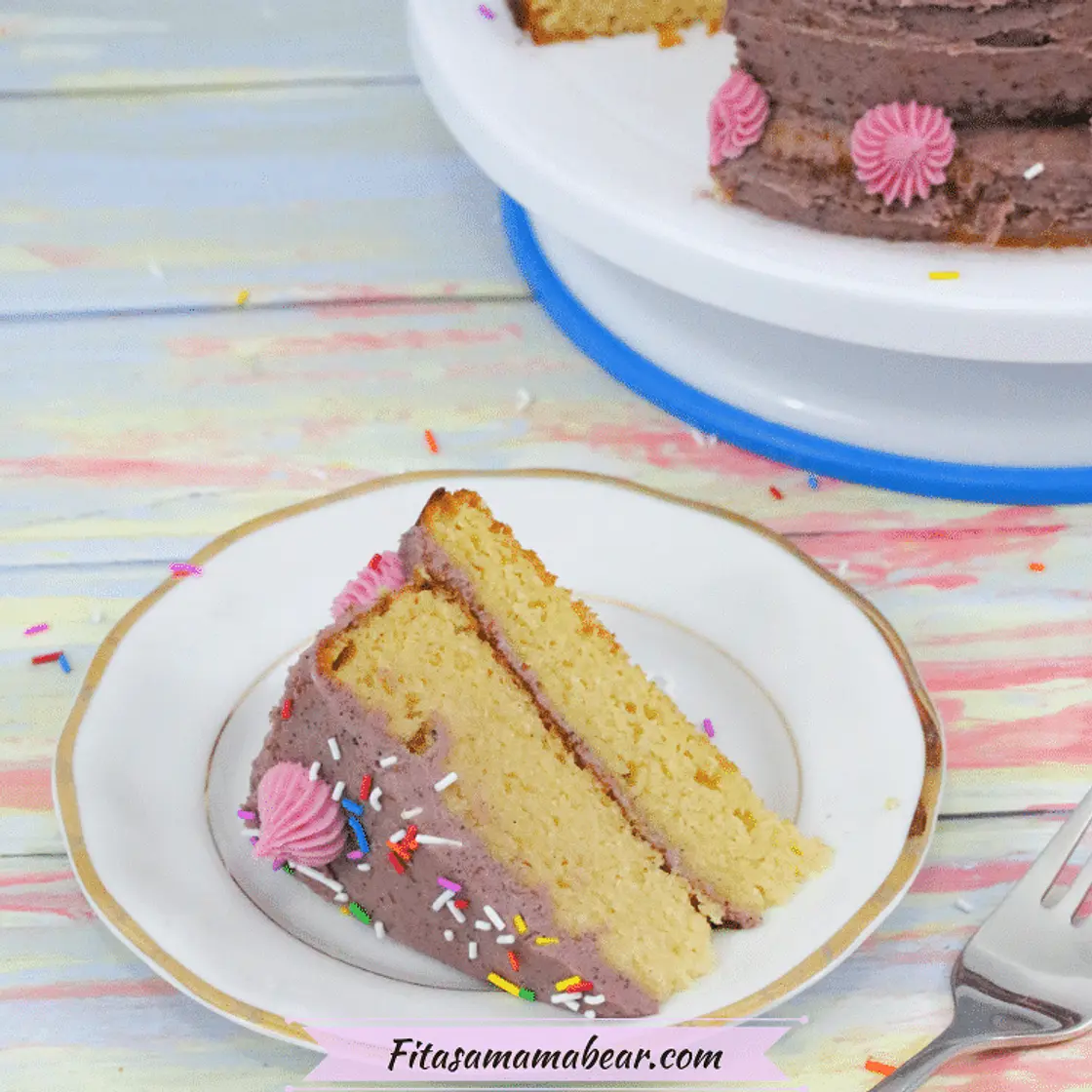 Dairy-Free Vanilla Birthday Cake