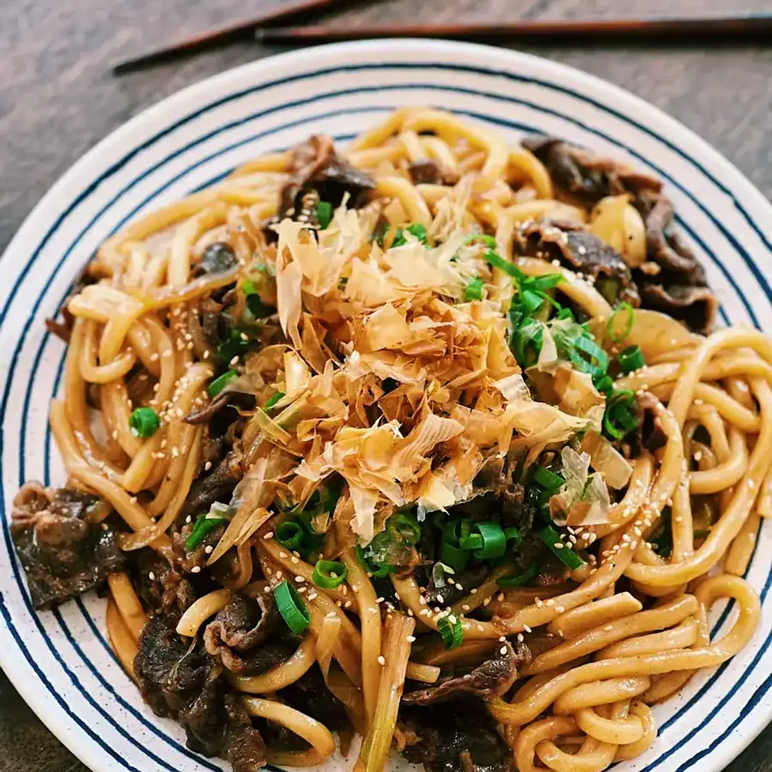Beef Udon Stir-fry
