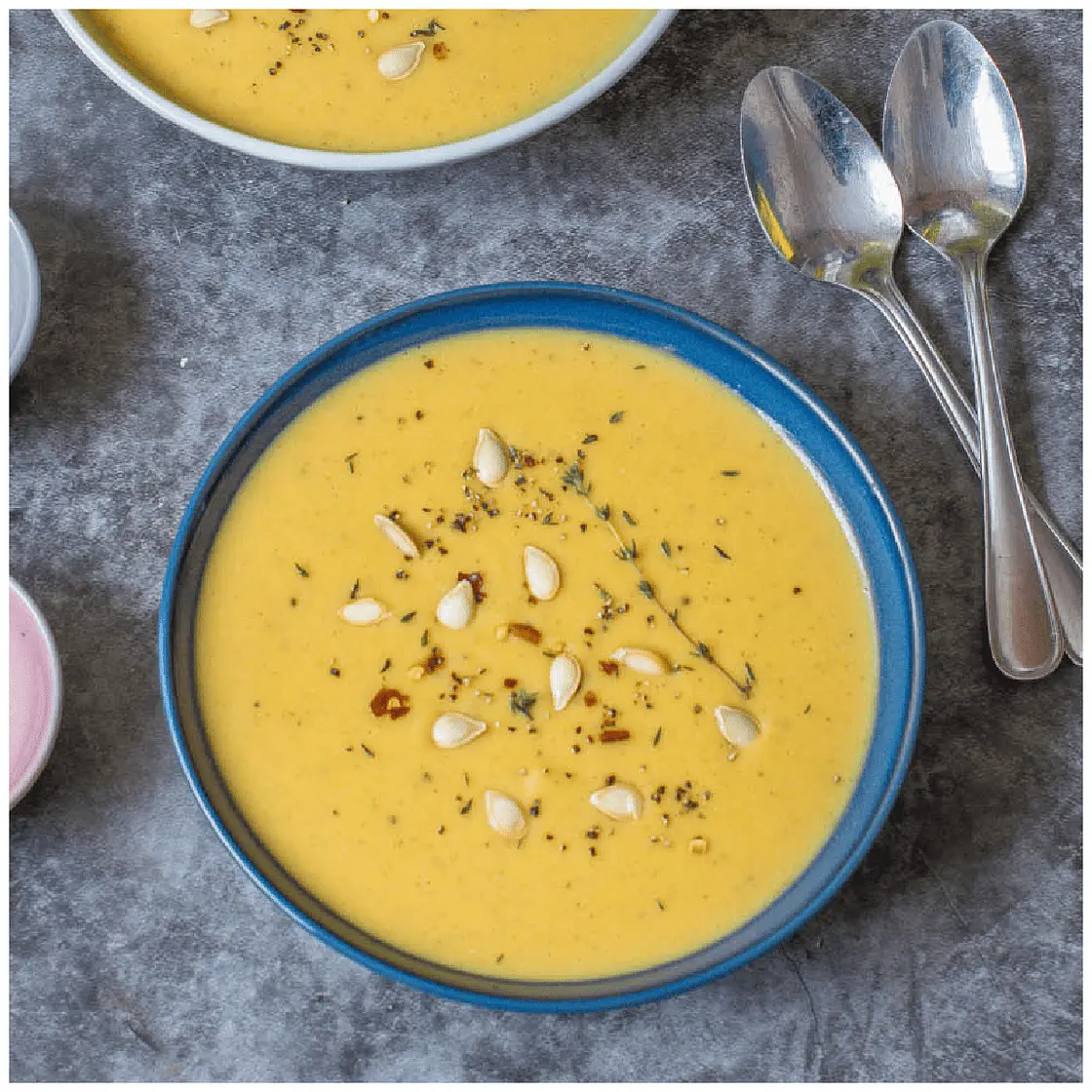 Caribbean Pumpkin and Lentil Soup With Coconut Milk (Vegan)