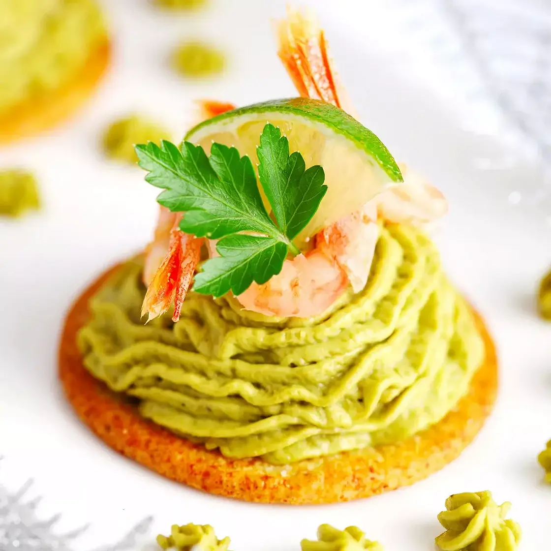 Amuse-bouche à l’avocat et à la crevette