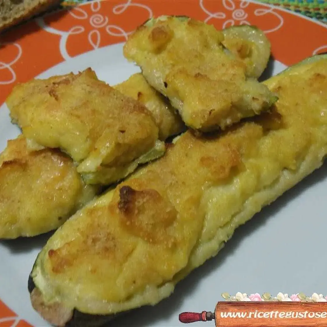 Zucchine ripiene al forno