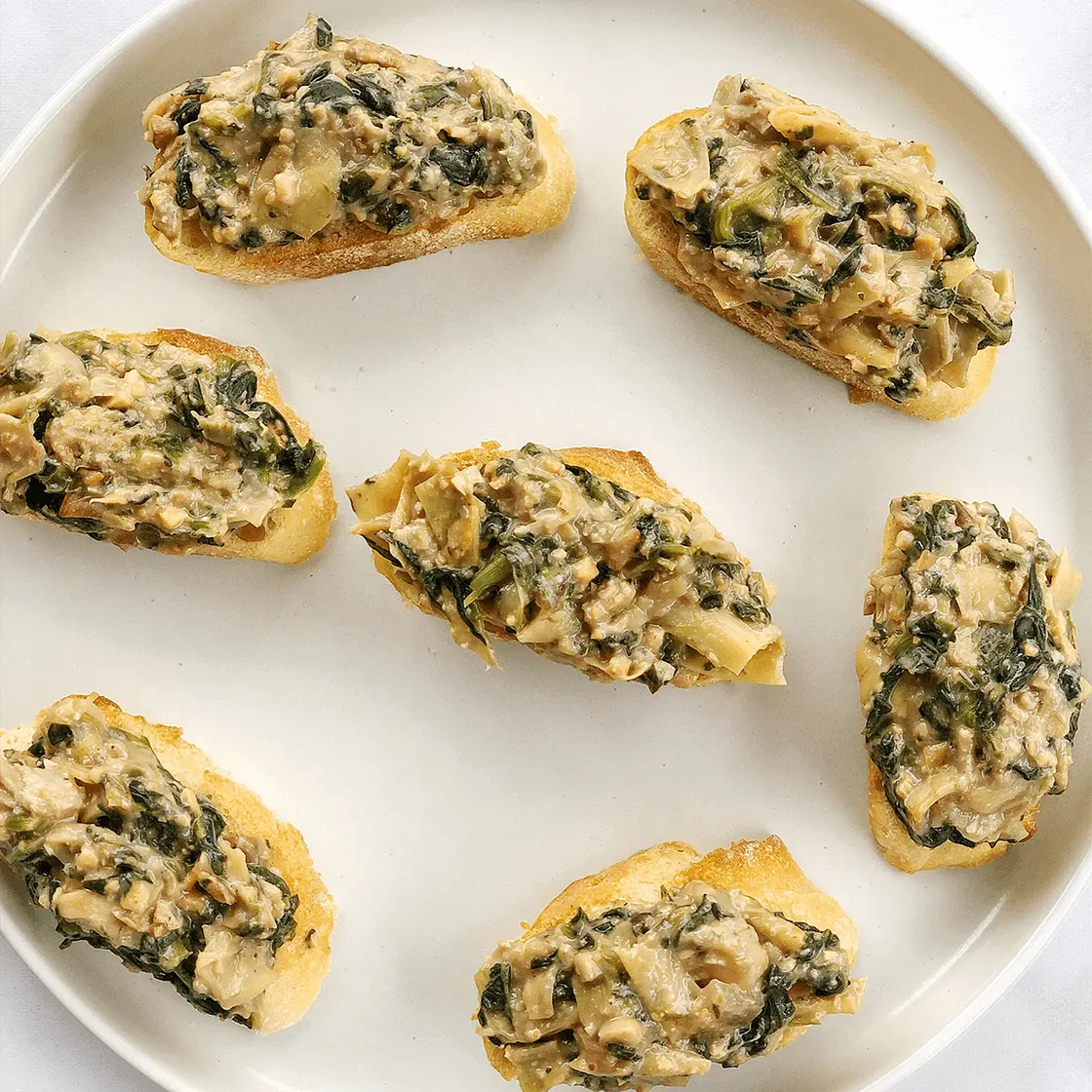 Spinach Artichoke Bruschetta