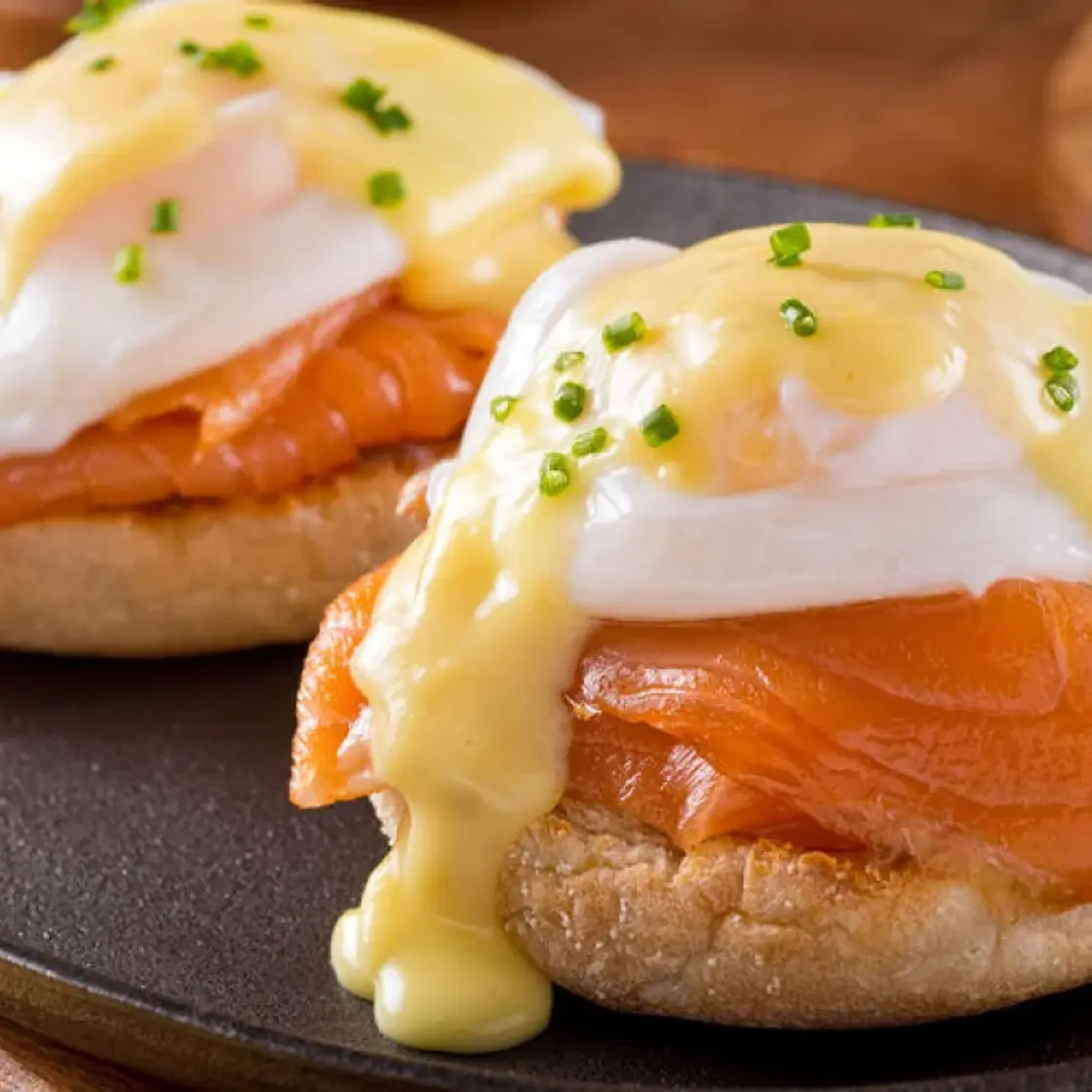Oeufs bénédicte au saumon