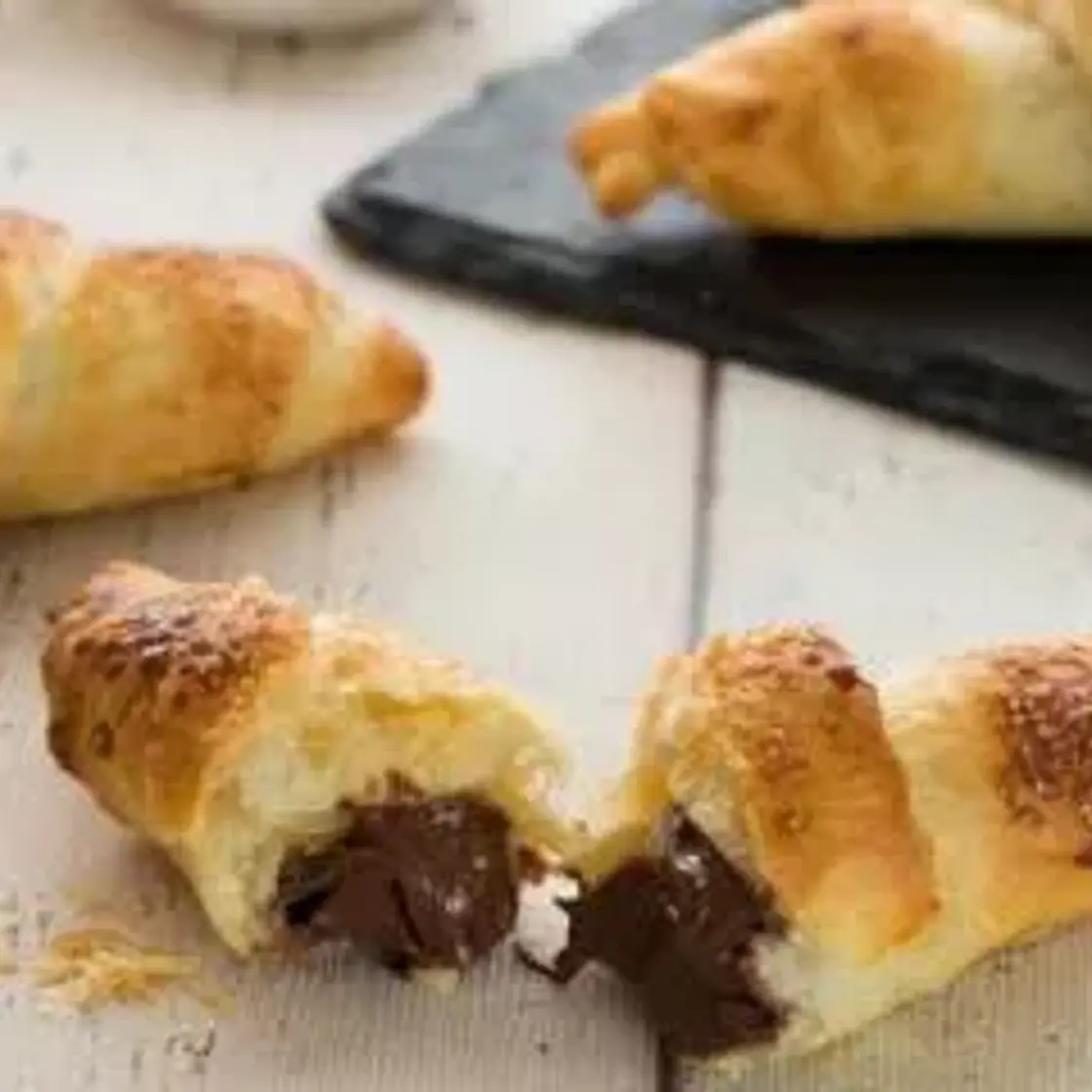 Mini croissant alla Nutella
