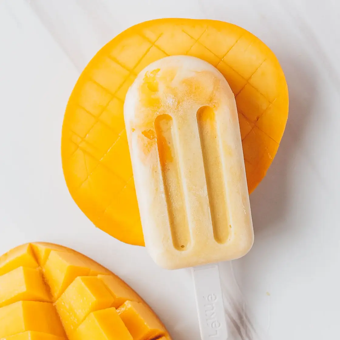 Mango Coconut Ice Cream Bars