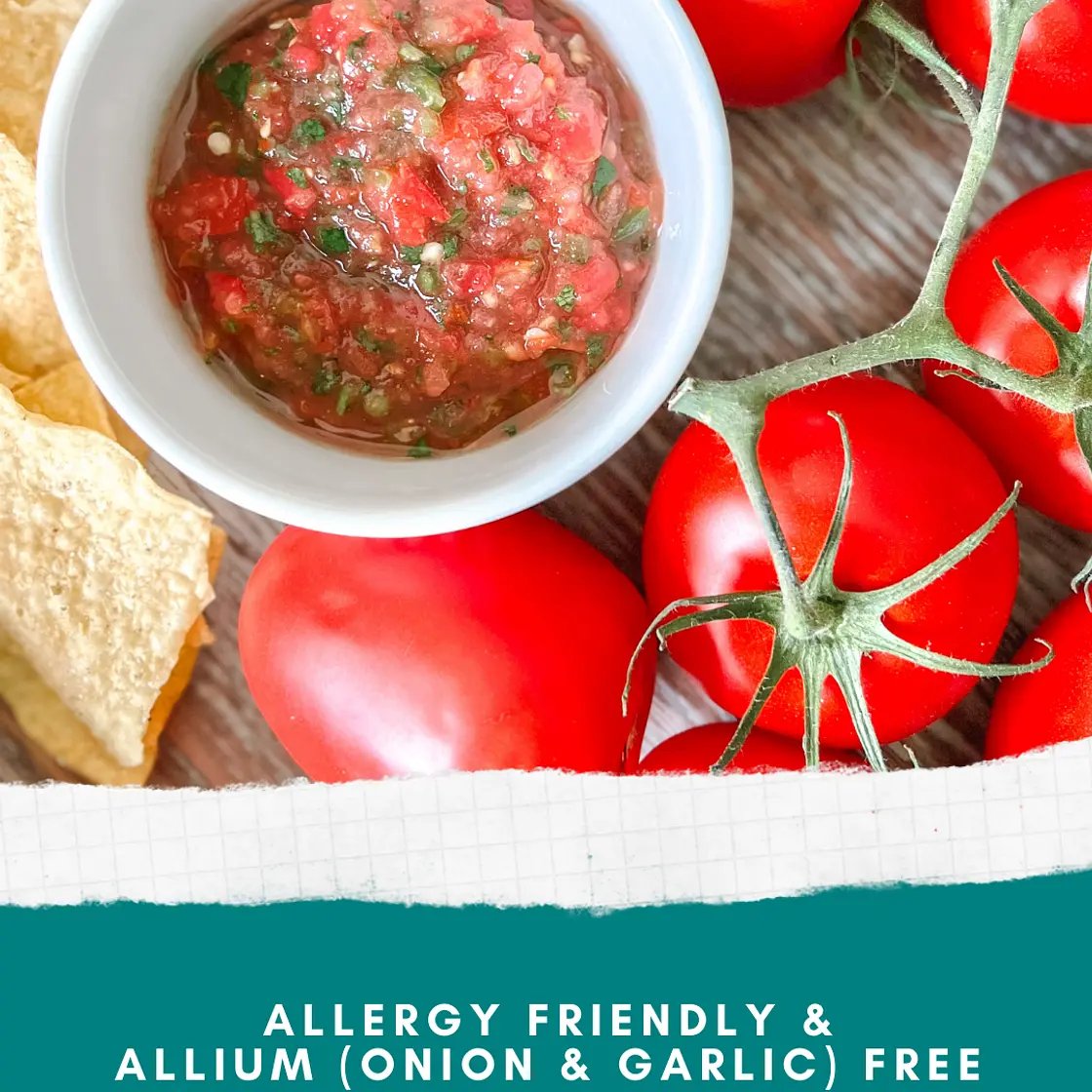 Allium Free Salsa | Onion & Garlic Free