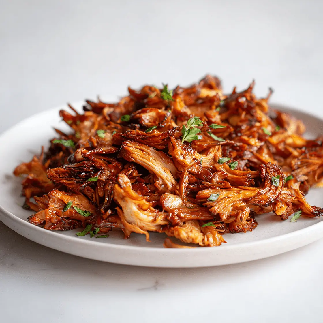 Pulled Mushrooms