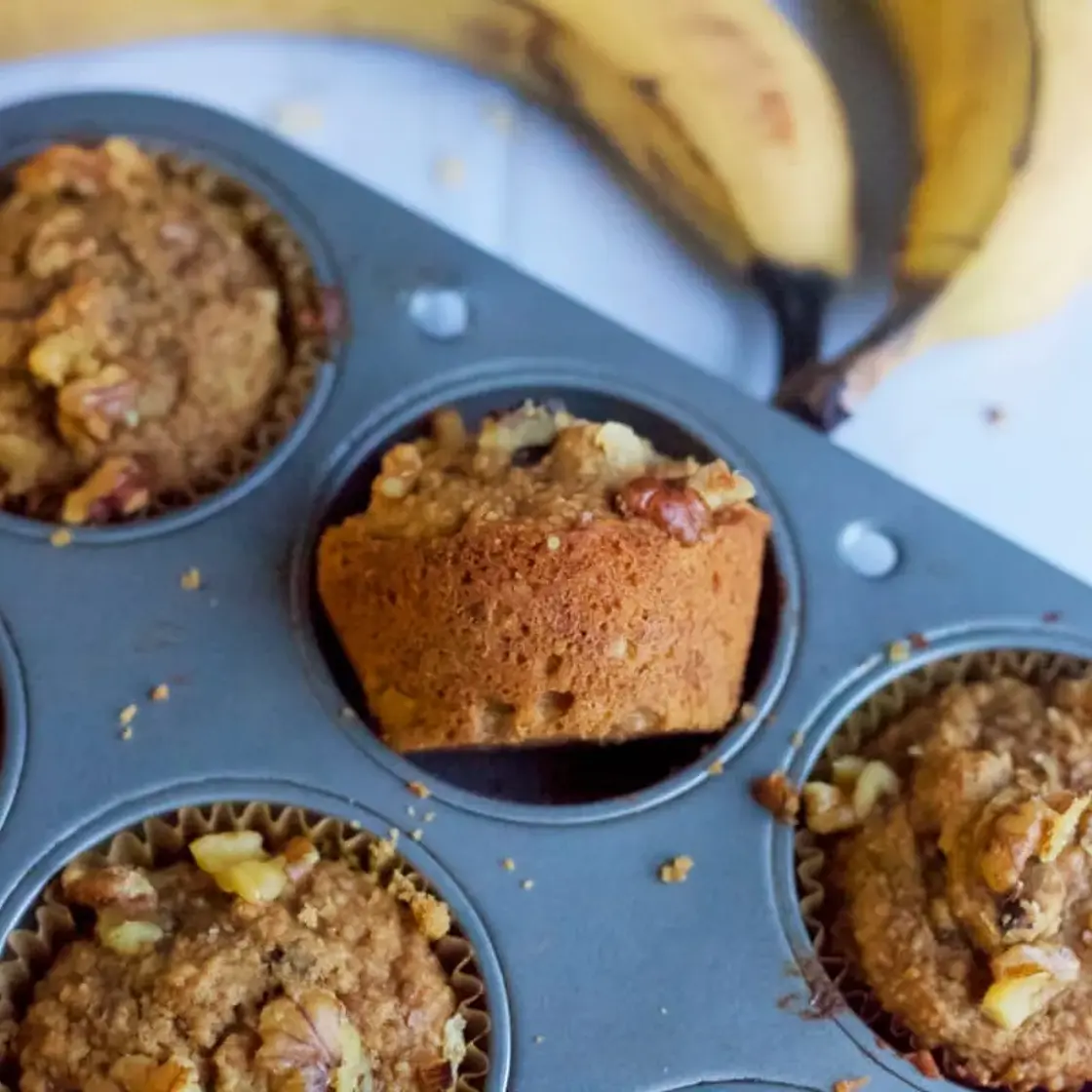gluten-free banana nut muffins