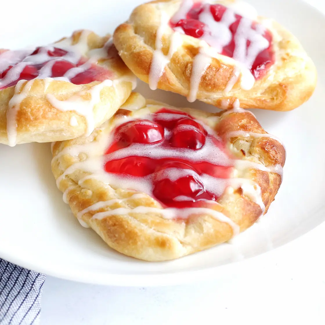 Air Fryer Cherry Cream Cheese Danish