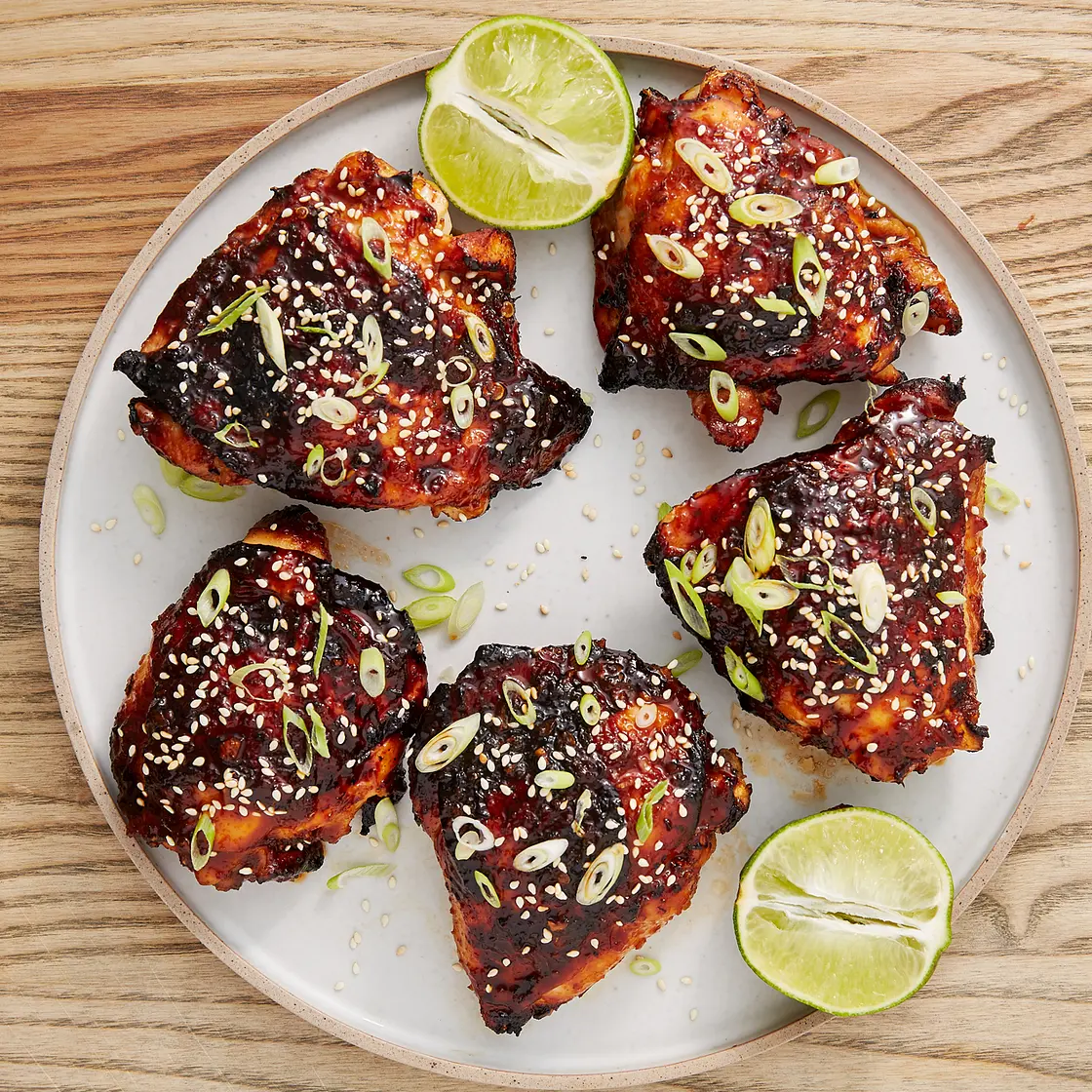 Air Fryer Spicy Chicken Thighs