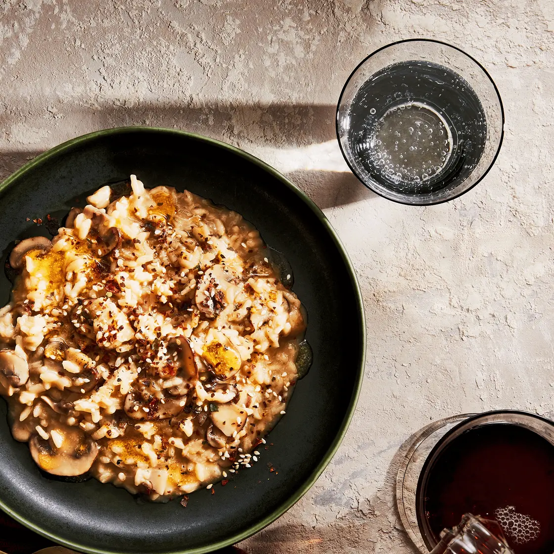 Miso-Mushroom Risotto