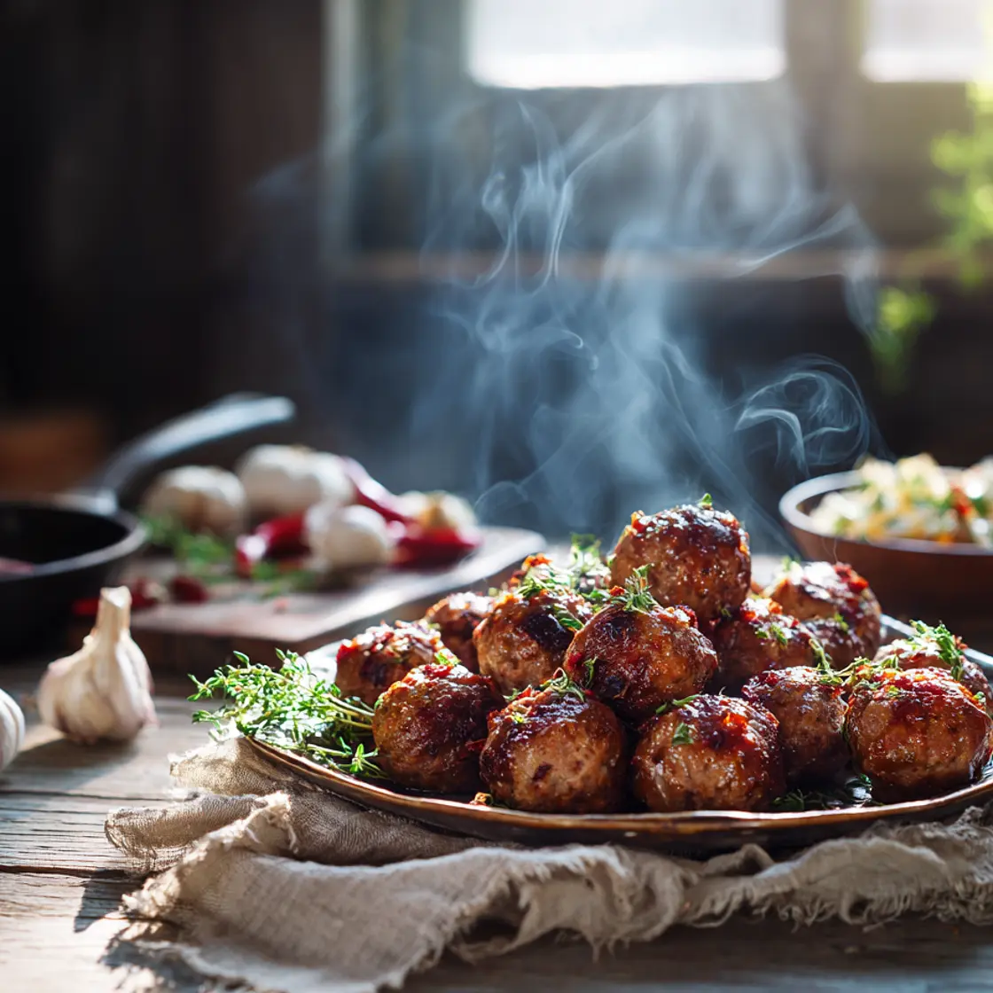 Easy Bacon Wrapped Paleo Meatballs