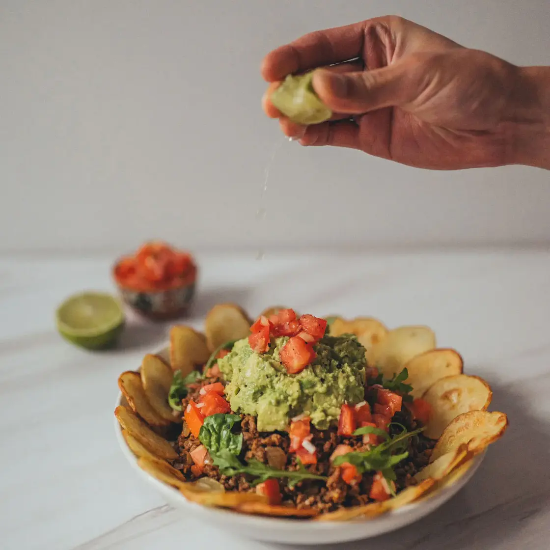 Healthy Beef Nachos