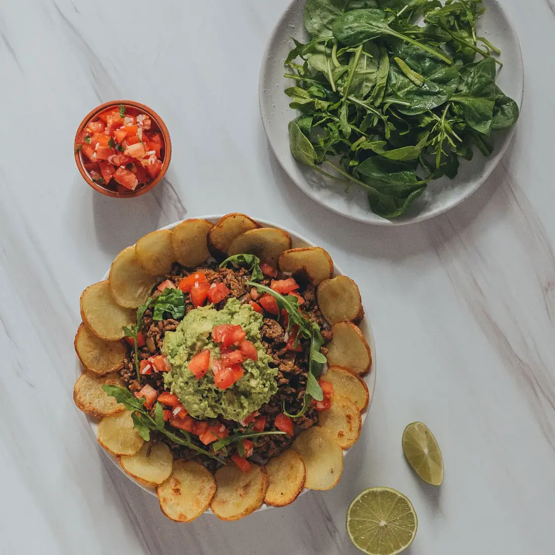 Healthy Beef Nachos