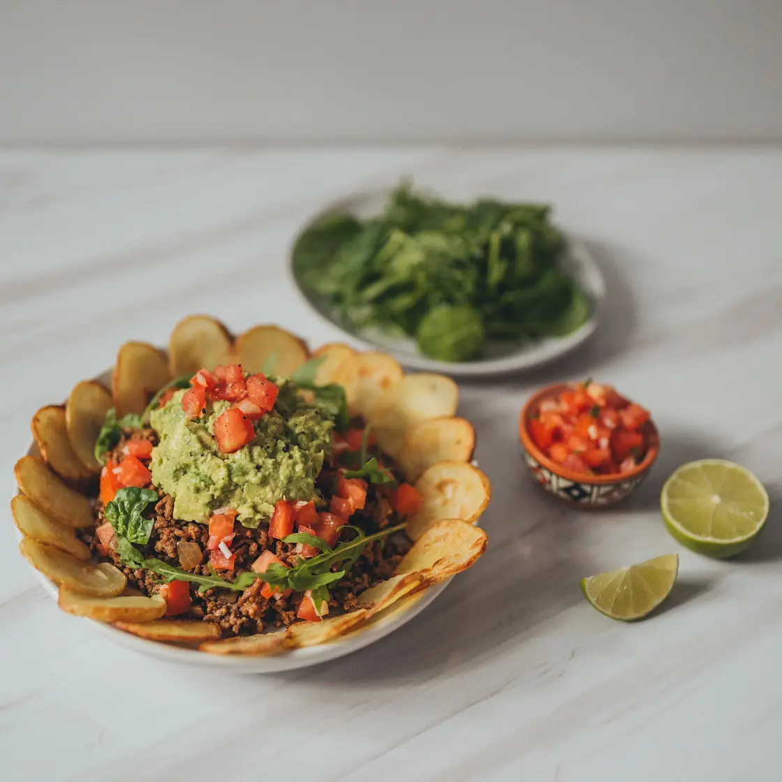 Healthy Beef Nachos