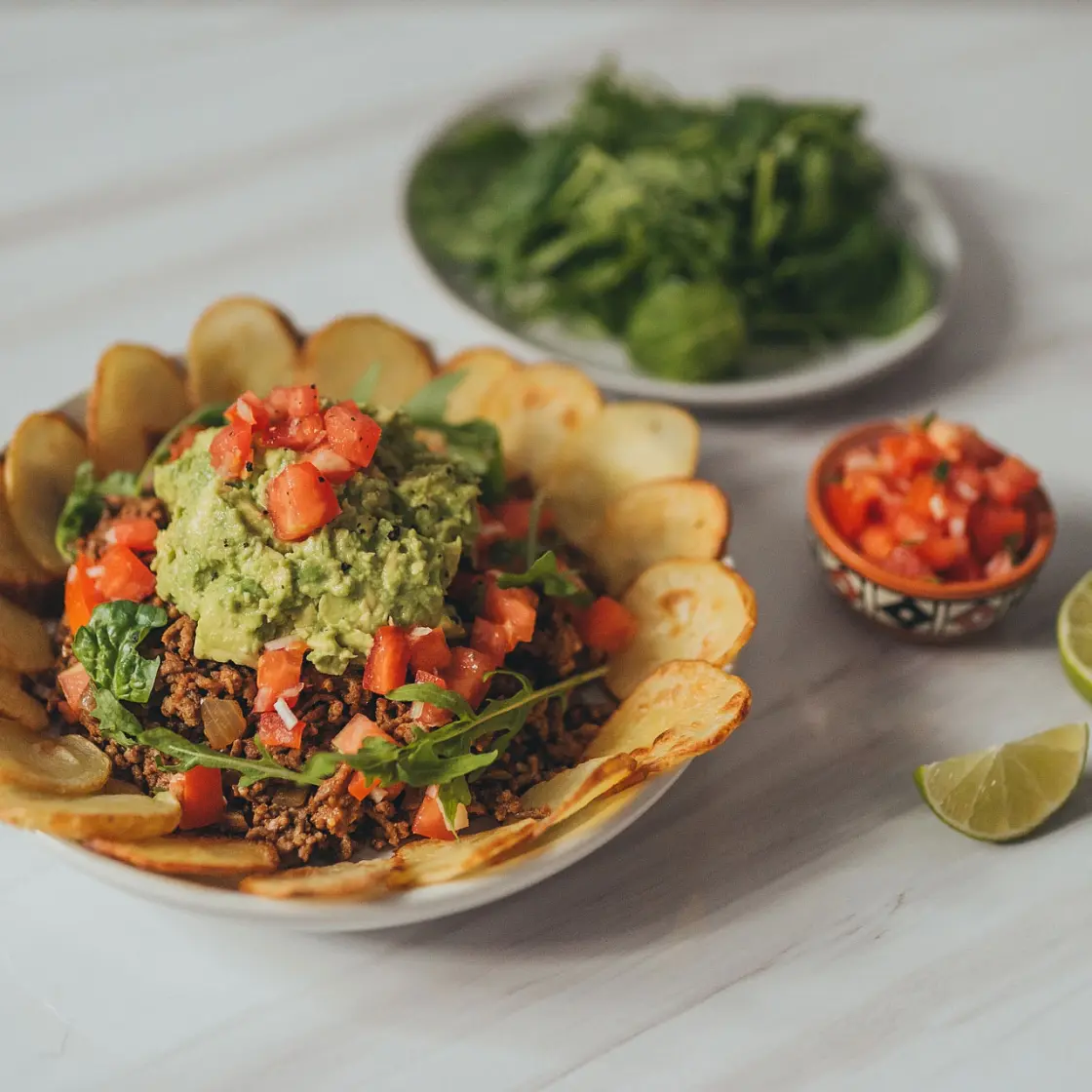 Healthy Beef Nachos