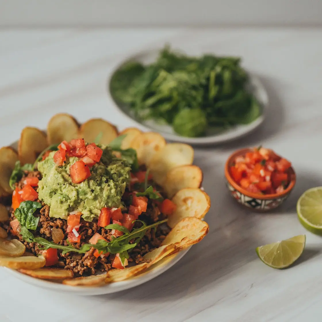 Healthy Beef Nachos