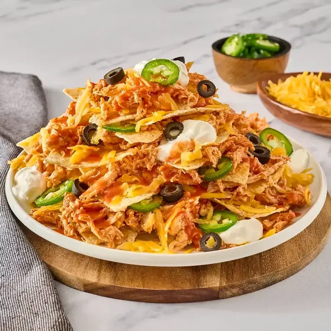 Buffalo Chicken Nachos