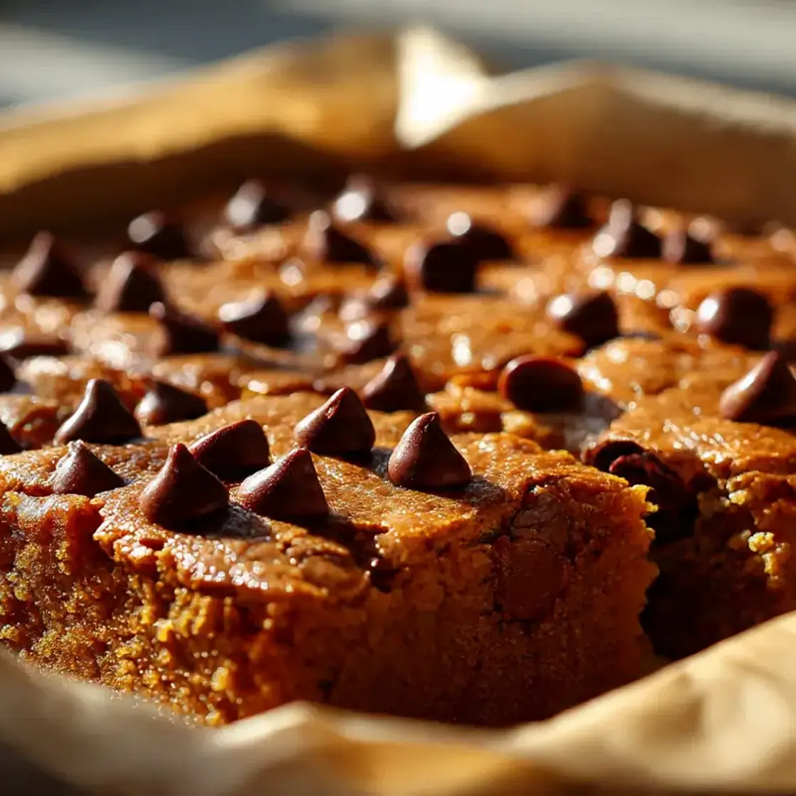 Vegan & Gluten-Free Pumpkin Maple Blondies