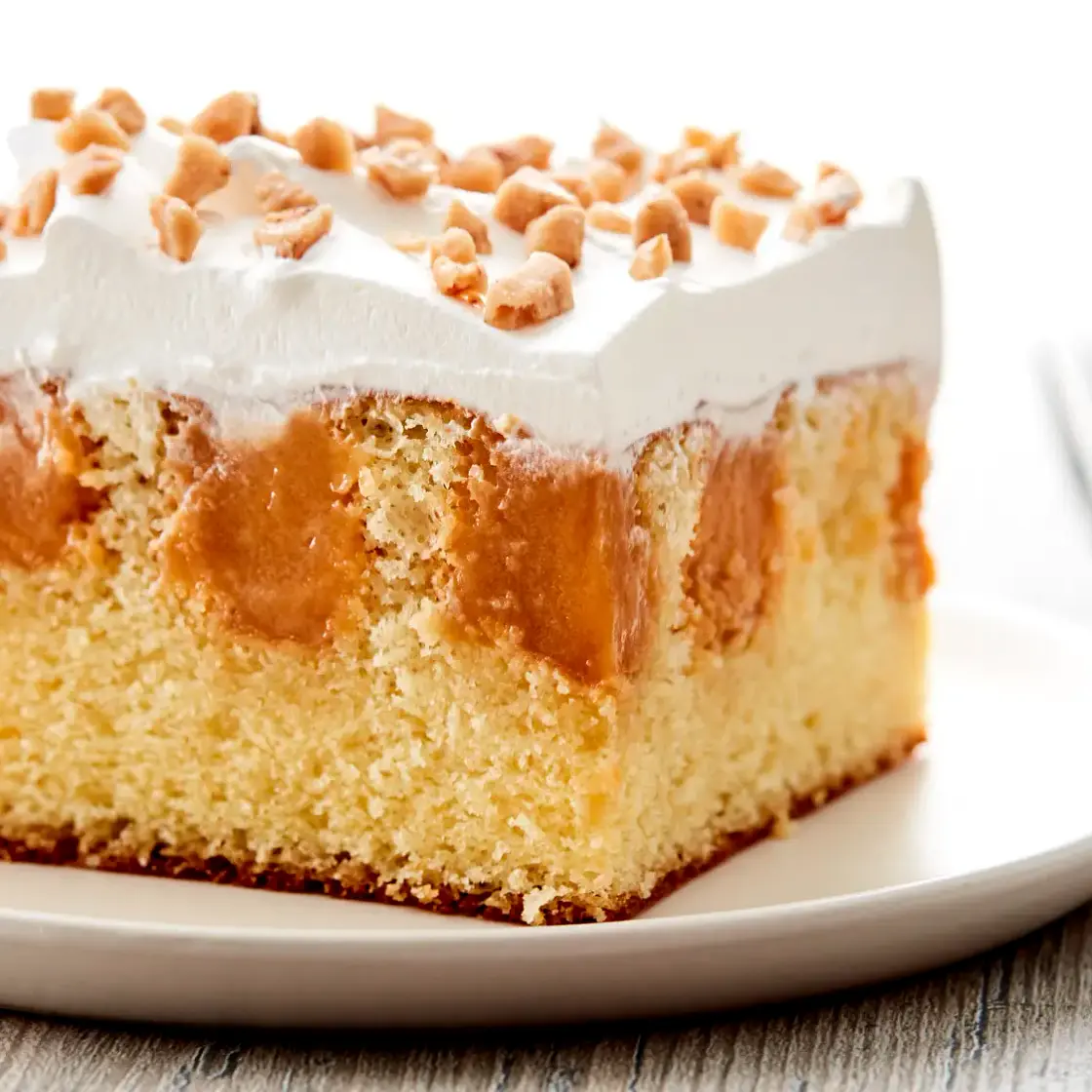 Butterscotch Poke Cake