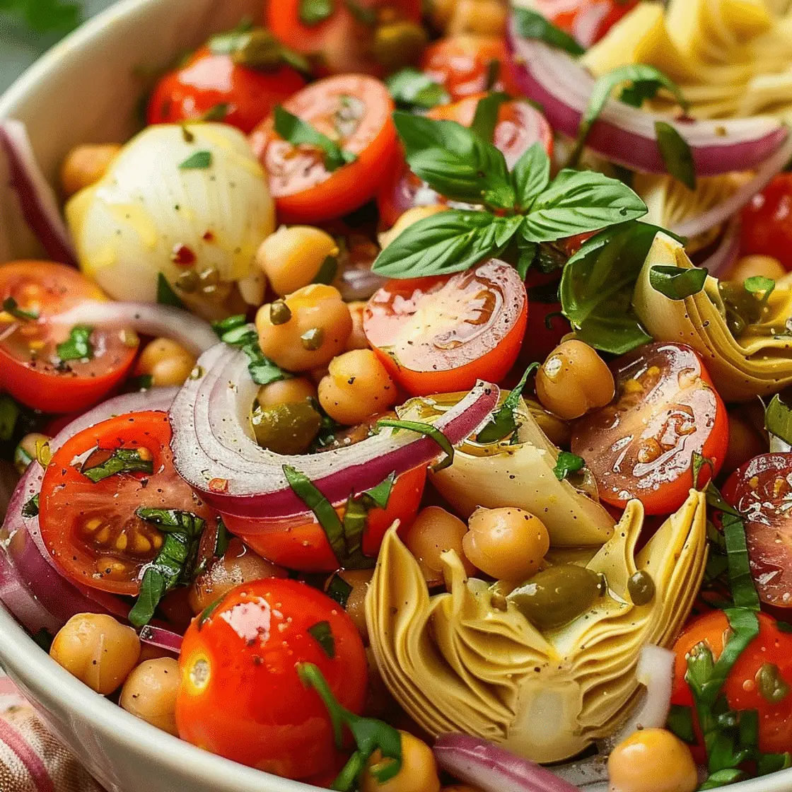 Mediterranean Chickpea and Artichoke Salad: A Fresh, Flavor-Packed Recipe