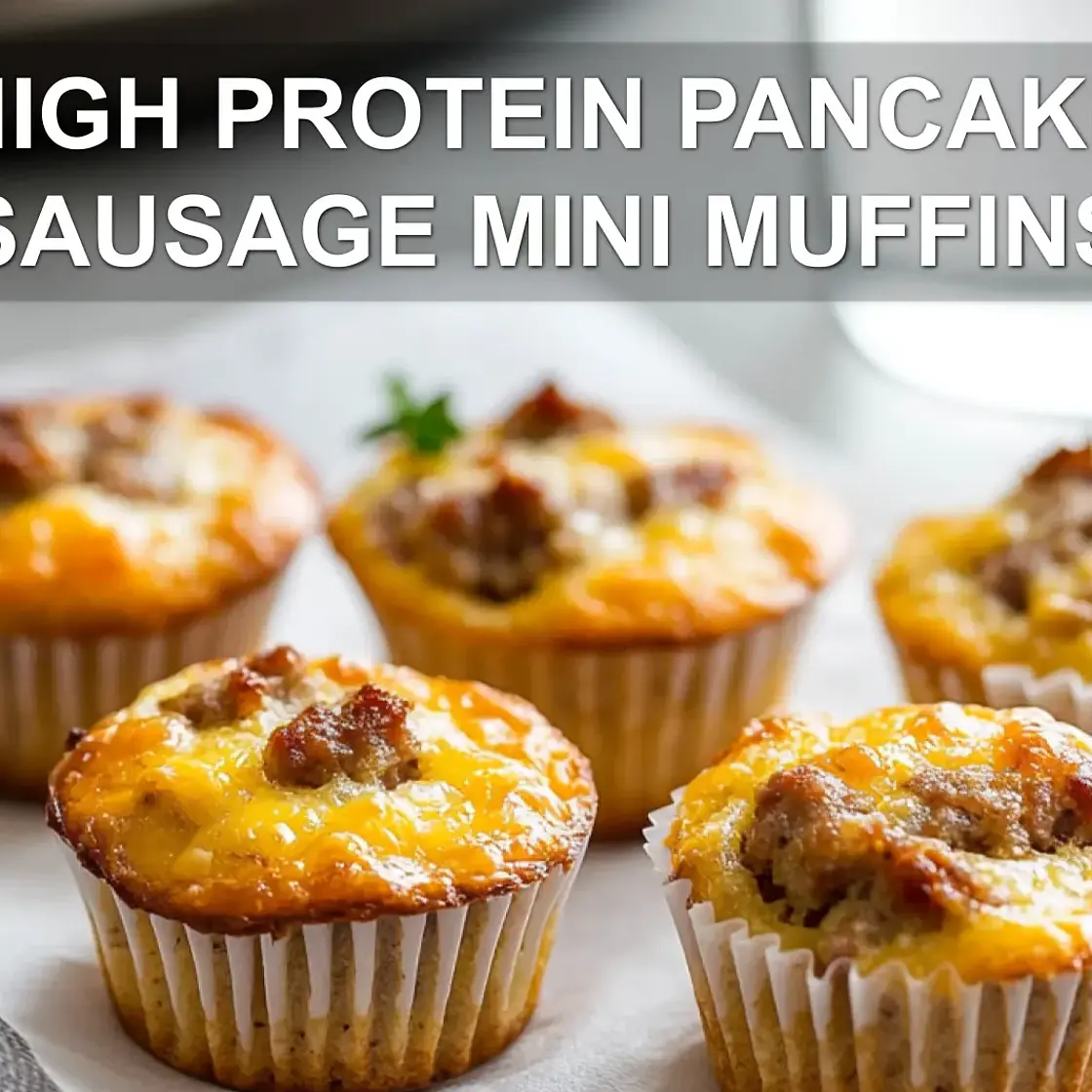 HIGH PROTEIN PANCAKE SAUSAGE MINI MUFFINS