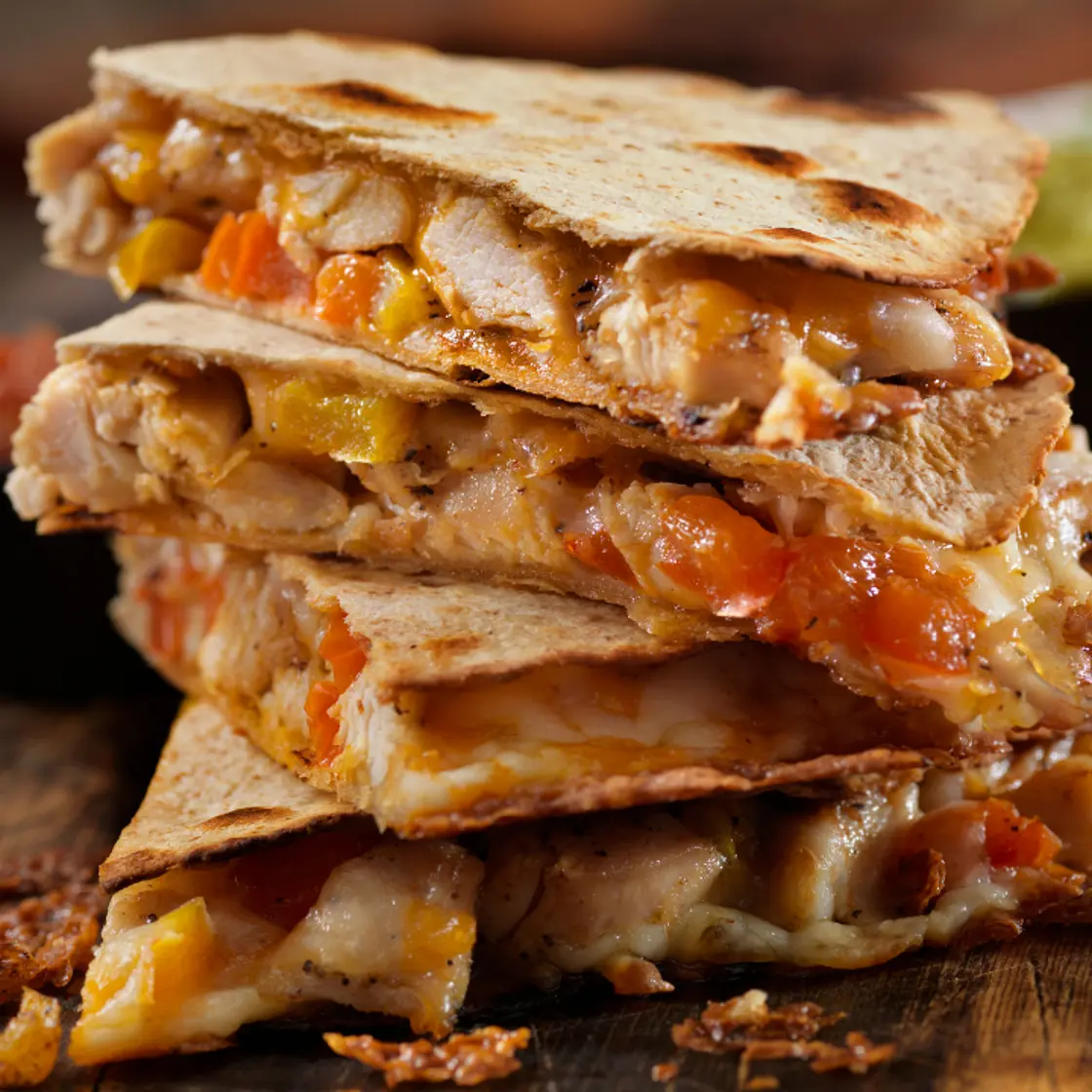 Cheesy Chicken Quesadillas