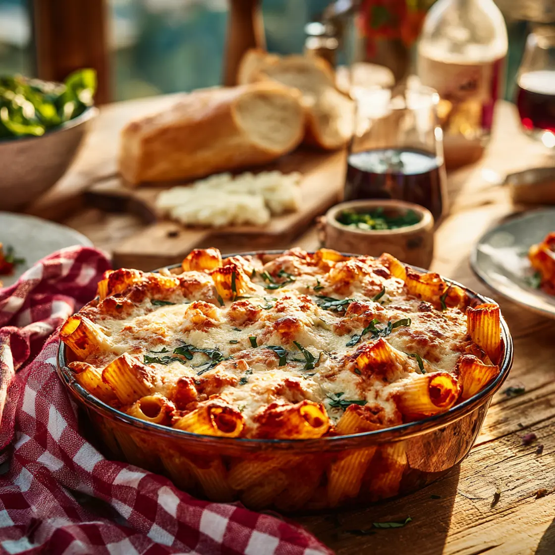 Aromatic Baked Rigatoni Recipe