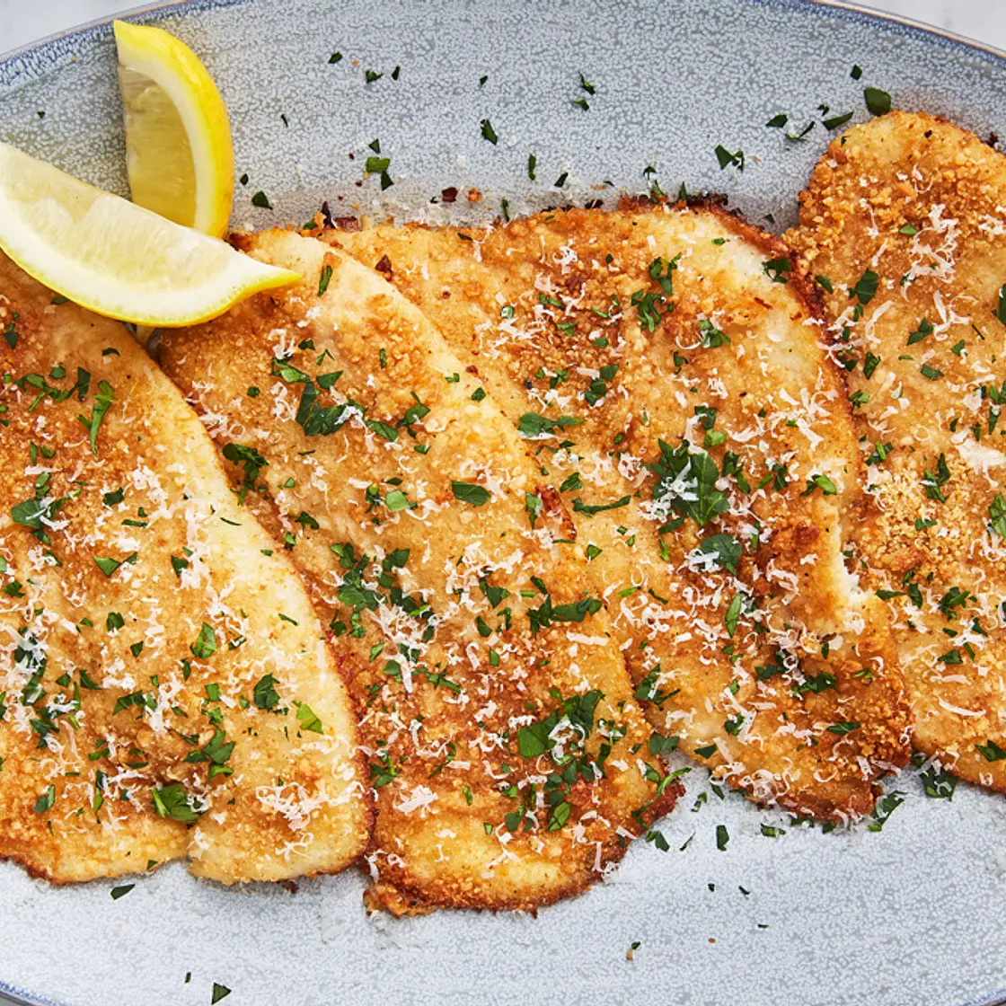 Garlic Parmesan Flounder